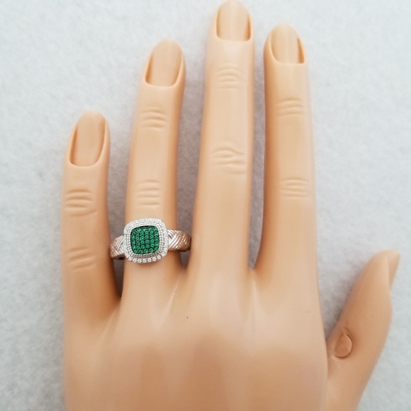 HOST PICK!!! 💚 Sterling Silver Green Spinel Ring - Picture 7 of 8